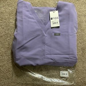 NWT Lavender Figs Scrub Top